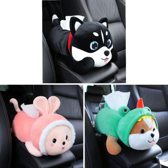 [SPR] Tempat Tisu Mobil Boneka / Tempat Tisu Boneka / Cover Kotak Tisu Interior Mobil Karakter