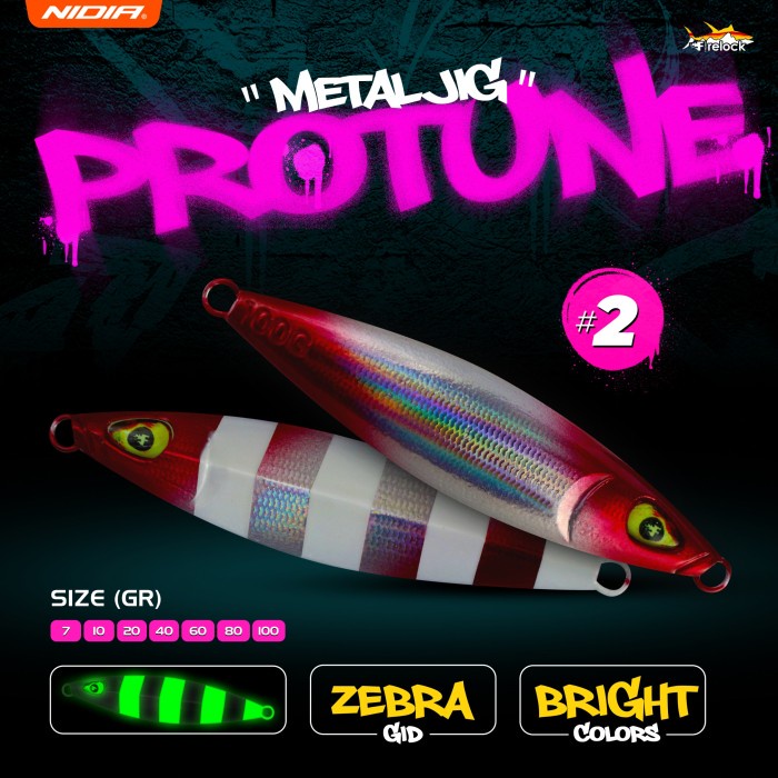 JaminAnOkE- Umpan Pancing Metal jig Firelock Protune 20g