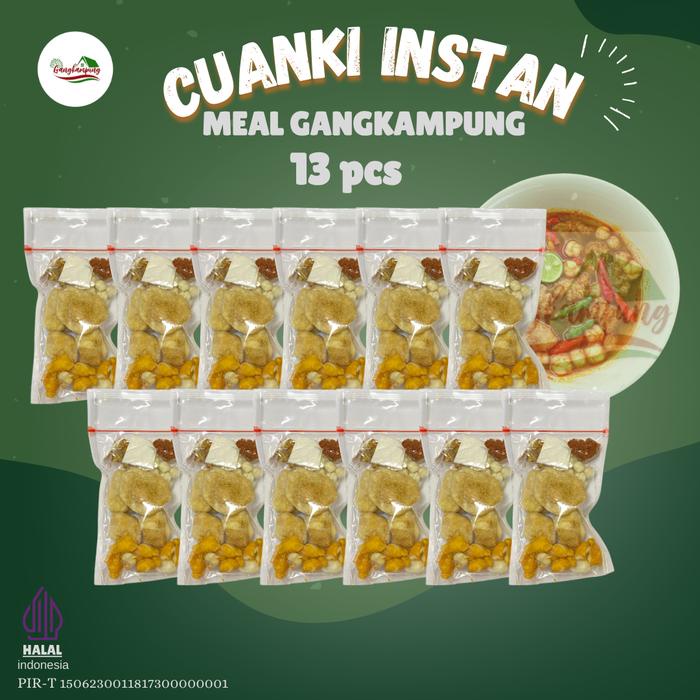 

Cuanki Instan Meal Gangkampung 13pcs Food Makanan