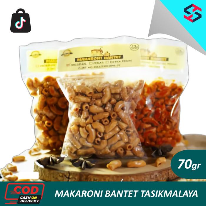 

PAKET LENGKAP 6pcs] Makaroni Bantet Tasikmalaya 60gr Pedas Food