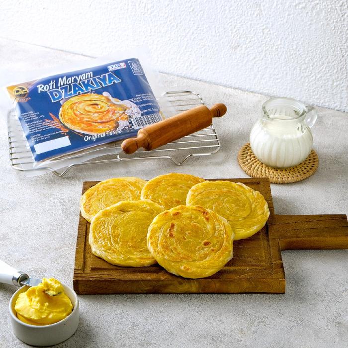 

[Paket 2 Pack] Roti Maryam ORIGINAL dan COKELAT PREMIUM Isi 5 Frozen Food