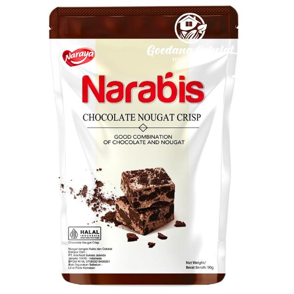 

Naraya NARABIS Chocolate Strawberry Matcha Cookies Cream Assortment Nougat Crisp 90g