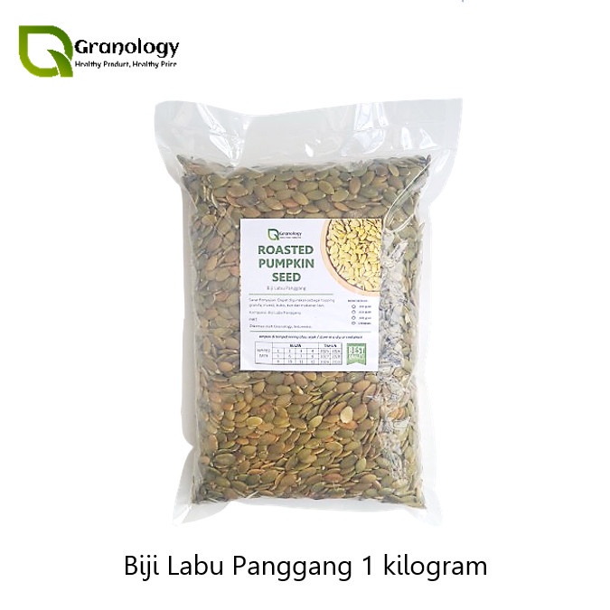 

Biji Labu Oven / Roasted pumpkin Seed (1 kilogram) by Granology