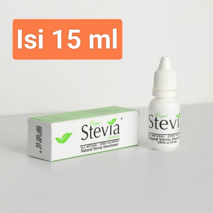 

Stevia royal Gula Stefia dengan pemanis alami