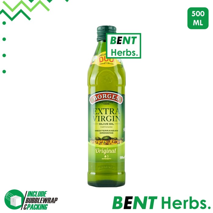 

Borges Extra Virgin Olive Oil 500 ml (Minyak Zaitun)