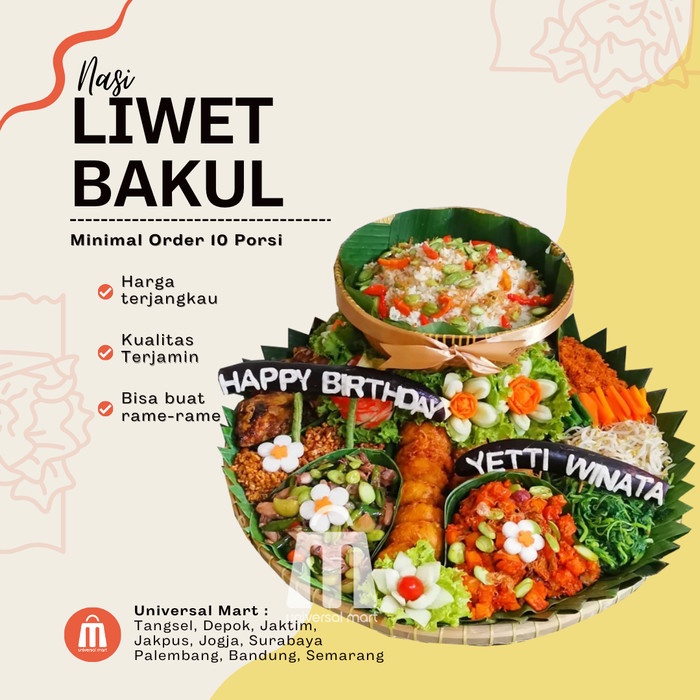 

Nasi Liwet Bakul Khas Sunda Menu Lengkap