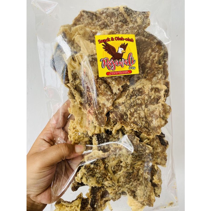 

250gr KERIPIK PARU SAPI PREMIUM RAJAWALI BU LELY GURIH RENYAH