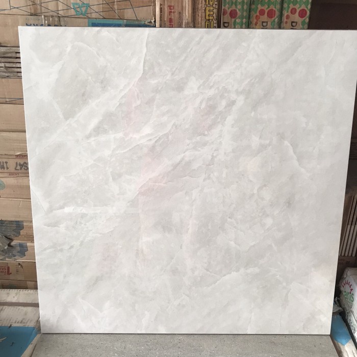 Granit 60x60 abu motif marmer (super glossy)/ granit lantai abu marmer