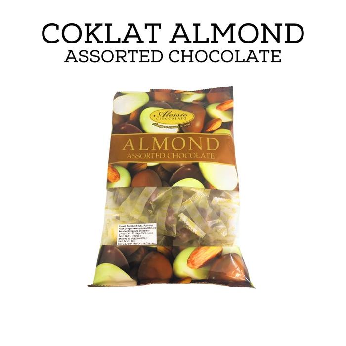 

terbaru !!! coklat alessio praline tiramisu almond / 200 gram / coklat import / tiramisu almond