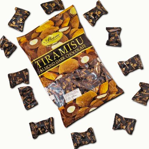 terbaru  coklat almond tiramisu almond dark chocolate 200gr coklat almond coklat tiramisu dark
