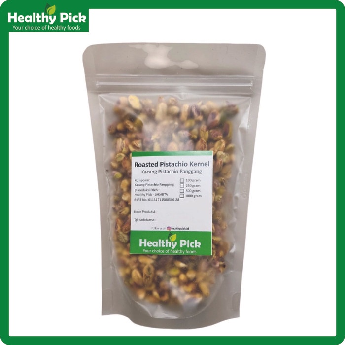 

terbaru !!! kacang pistachio kupas panggang premium roasted pistachio kernel 100gr ready