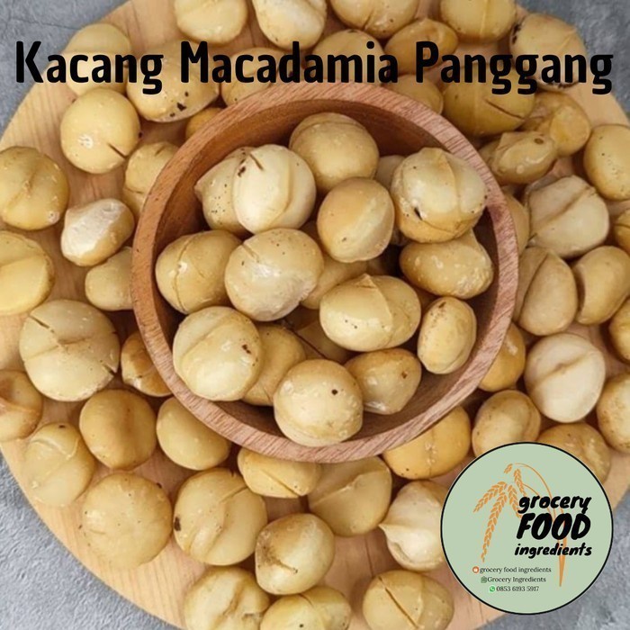 

terbaru !!! macadamia panggang 250gram / roasted macadami nuts ready
