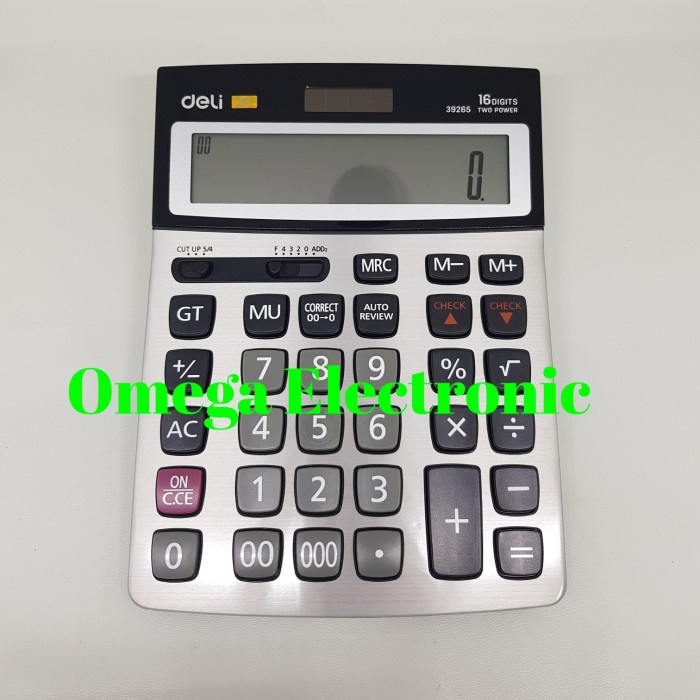 

DELI 39265 CALCULATOR CHECK & CORRECT DESKTOP KALKULATOR 16 DIGITS