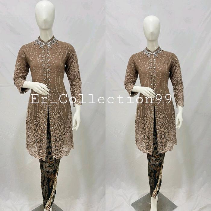 Kebaya Modern Model Tunik Tile Payet Terbaru Terlaris