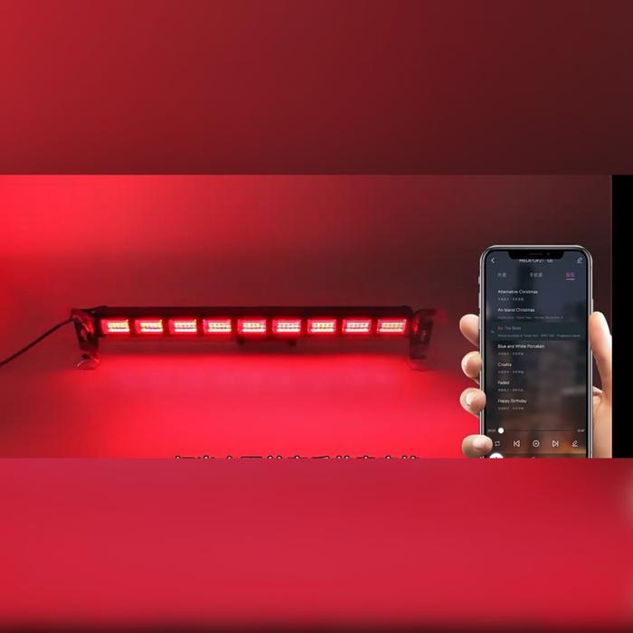 ready stok lampu panel atas lampu kaca depan lampu atap truk mobil bus 12-24 volt nyala rgb pakai