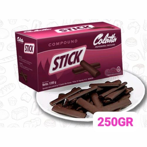 

SALE TERBARU COLATTA STIK COKLAT DARK BLOK ECER 500GR X 1 PACK, COKLAT STIK TAHAN PANAS OVEN READYY