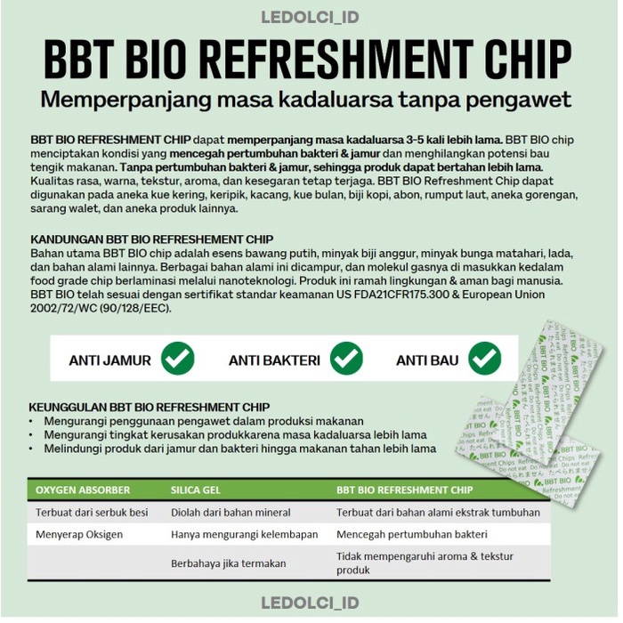 

READY STOK BBT BIO 1 PAK ISI 1200 NANO CHIP REFRESHMENT CHIP READYY