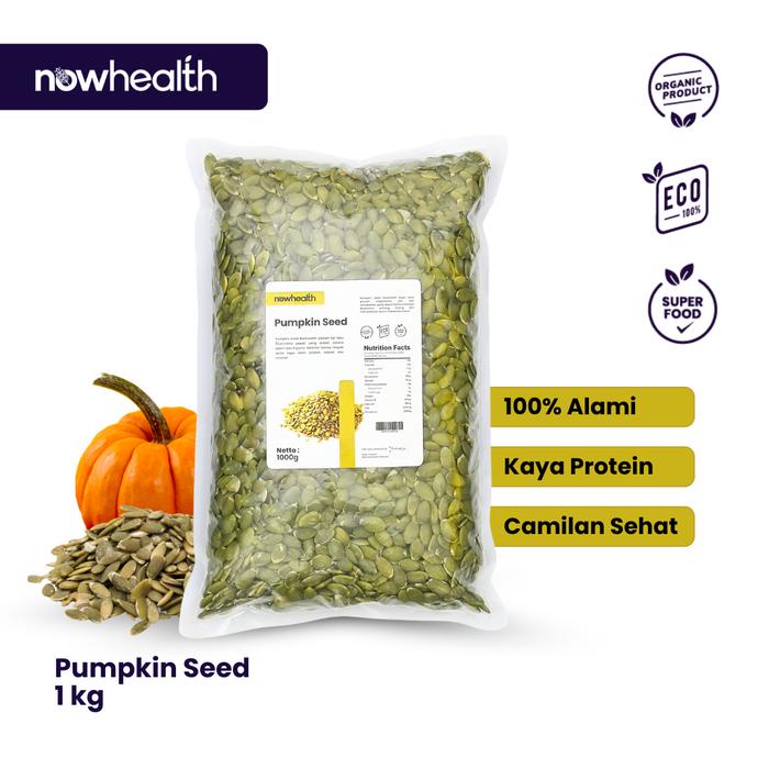 

Pumpkin Seed 1 kg Nowhealth Biji Labu Kupas Organik