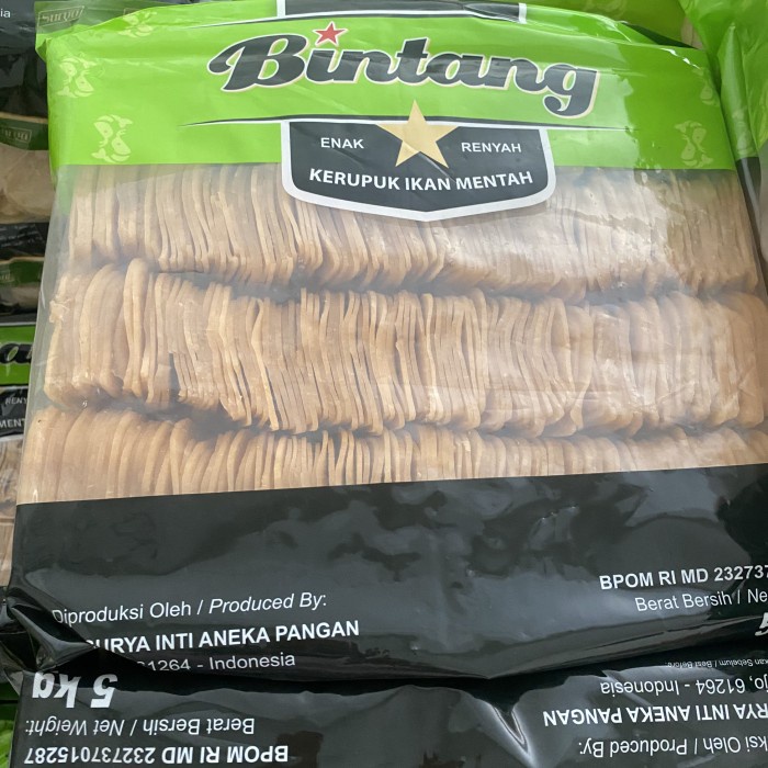 

KERUPUK UDANG BINTANG MERAH 5KG