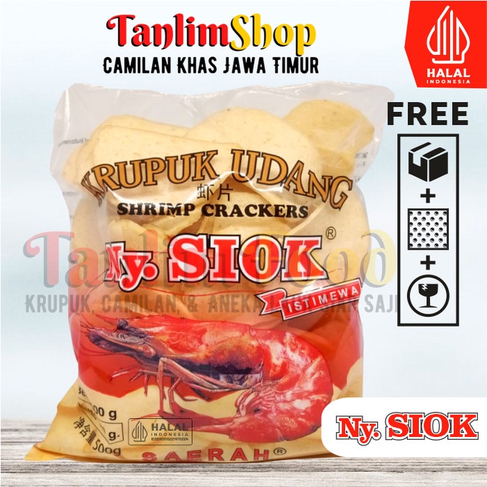

Kerupuk Udang / Shrimp Crackers Oval Ny Siok - TanlimFood