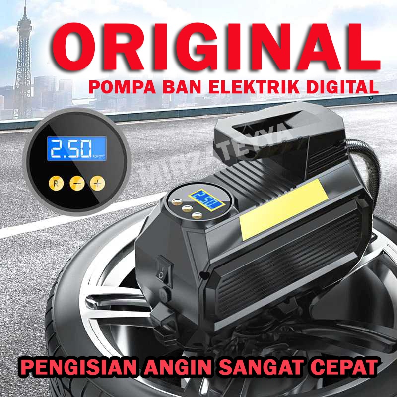 kompa pompa ban mobil portable elektrik electric portable pompa angin ban mobil aksesoris accesories