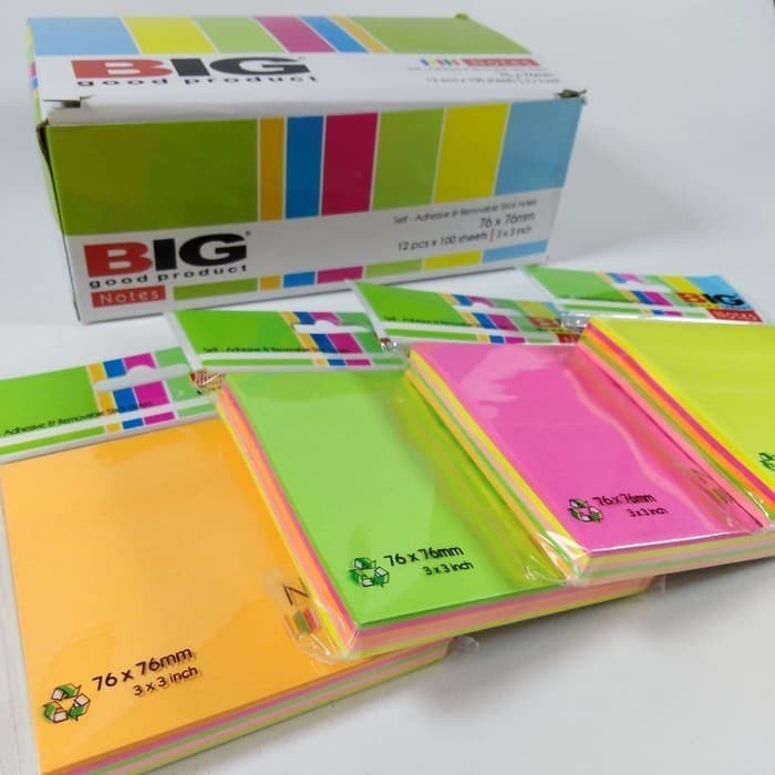 

(BestSeller) MEMO STICK / STIKER MEMO / STICKY NOTES / STICKY MEMO (76X76mm)