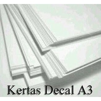 

(BestSeller) Kertas Decal Transparan A3+
