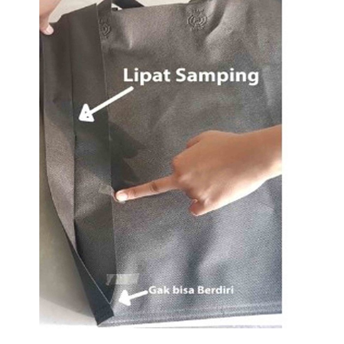 (BestSeller) Tas Spunbond sablon 30x40x10 gramasi 75 / Goodie Bag Souvenir promosi