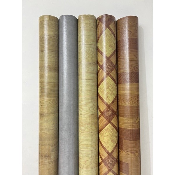 (BestSeller) KARPET VINYL LANTAI IMPORT MOTIF KAYU / MARMER PERLAK WALLPAPER KERAMIK LANTAI VINIL