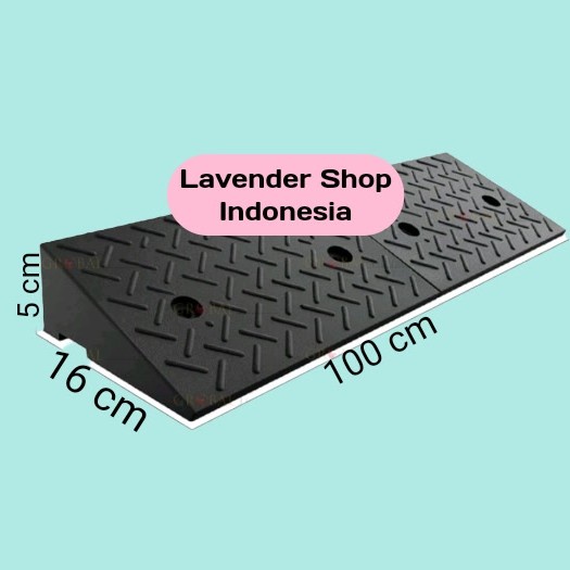 

Rubber Ramp 1 meter / Rubber ramp 1m / Tanjakan karet 1meter / Rubber Ramp 1mtr