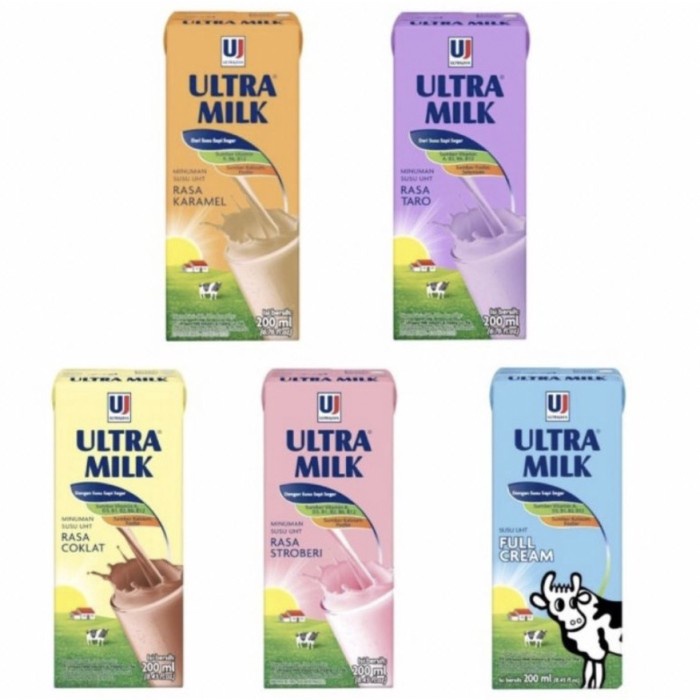 

(BestSeller) [!!] Ultra Milk 200ml 1 DUS isi 24 PCS - susu ultra enak diskon