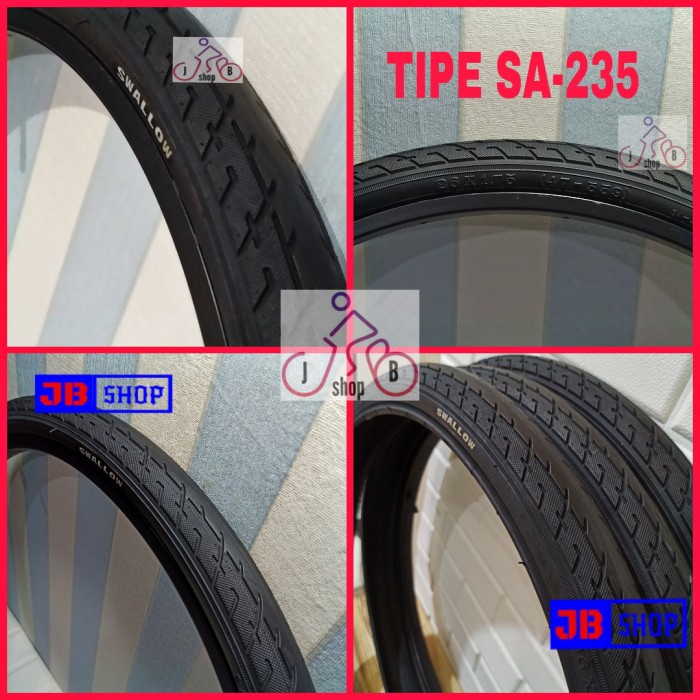 Promo Ban Luar Sepeda 26 X 175 1.75 26X175 Swallow Deli Soft Berkualitas