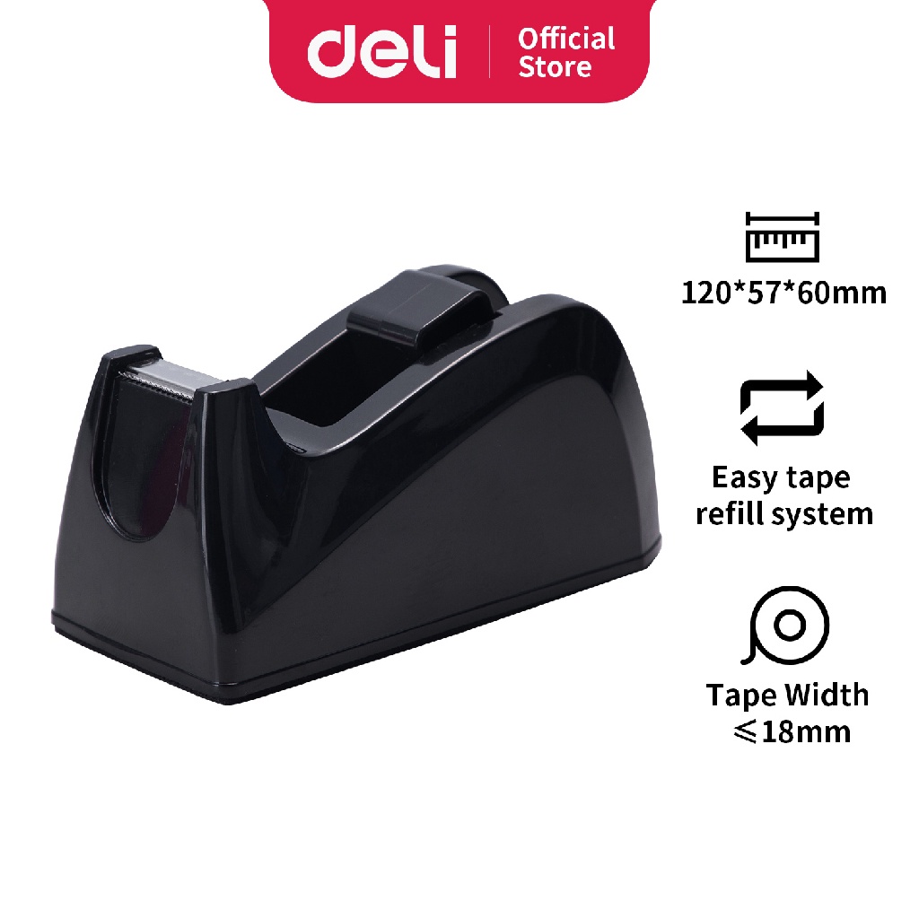 

Deli Dispenser Lakban alas empuk non-slip yang berbobot mudah untuk operasi satu tangan E814