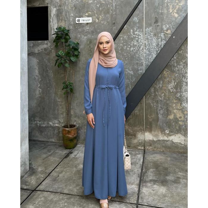 New Elmiza - Rahayu Dress Vol 2 Bahan Premium Wollycrepe - Gamis Wanita Muslim Terbaru Kekinian