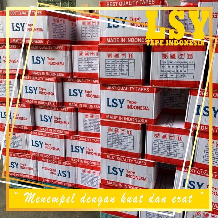 

Terbaru!! Lsy 1Dus Grosiran 48Roll Lakban Bening 45Mm X 100Yard 48Mic Berkualitas Cod