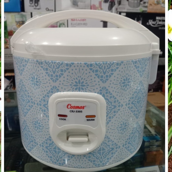 MAGIC COM COSMOS CRJ3305, RICE COOKER 2 LITER, TEFLON