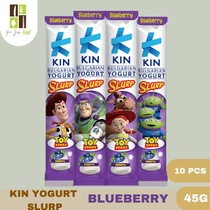 

(BestSeller) Kin Bulgarian Yogurt Slurp Kids / Youghurt Blueberry / Strawberry / Marshmellow /