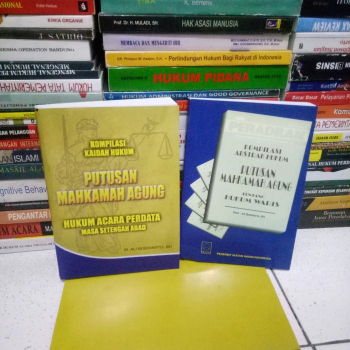 

Viral Kompilasi Kaidah Hukum,Kompilasi Abtrak Hukum (Putusan Mahkamah Agung) Hukum Acara Perdata