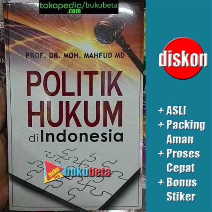 

Produk Viral Politik Hukum Di Indonesia - Prof Mahfud Md Packing Aman