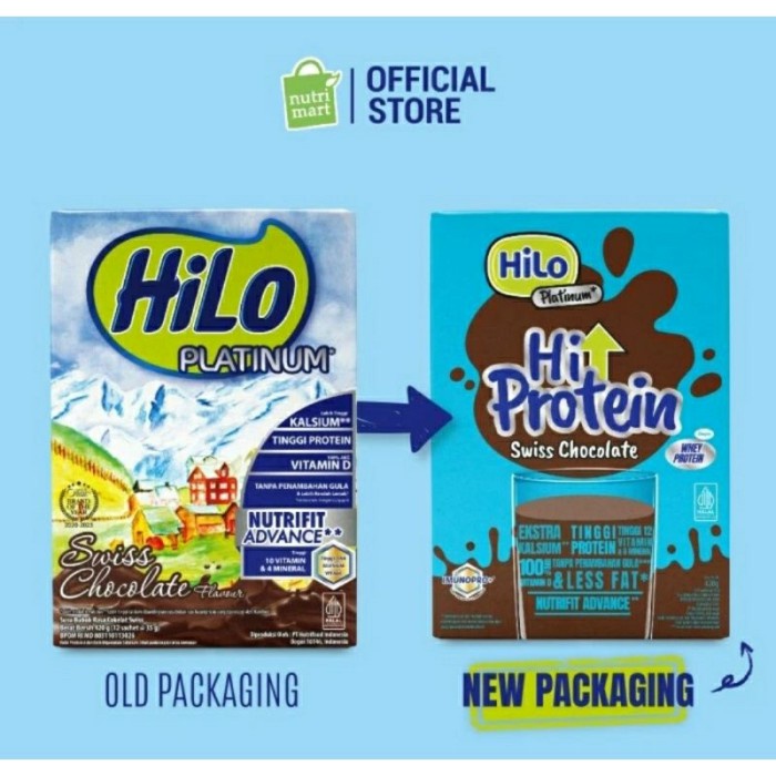 

(BestSeller) HiLo Platinum Swiss Chocolate (12 Sachet)-Susu Tinggi Kalsium