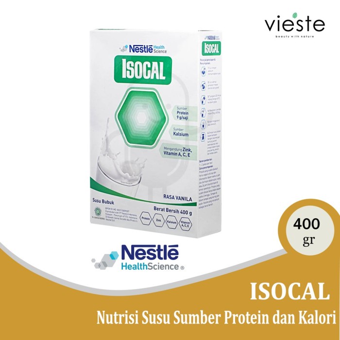 

(BestSeller) ISOCAL 400 gr - Rasa Vanila - Nutrisi Tinggi Protein Untuk Daya Tahan Tubuh