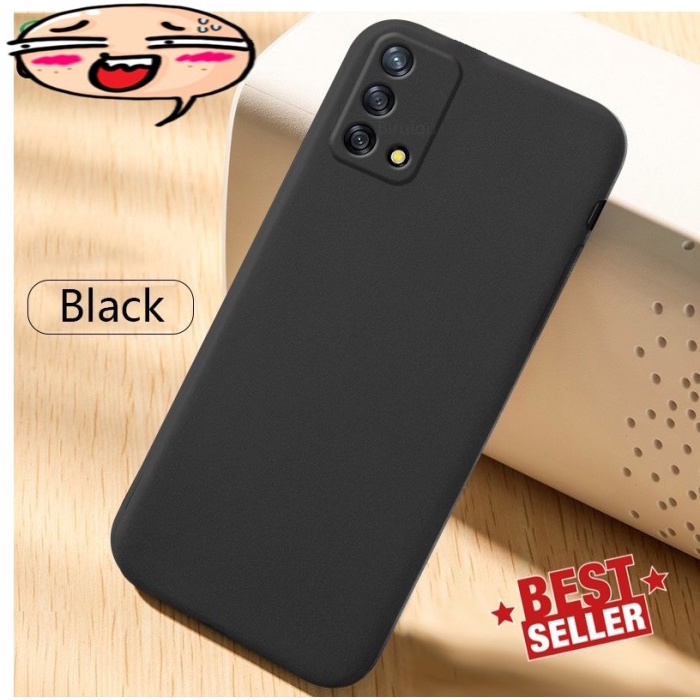 Case Oppo A95 black edition slim case soft casing hitam polos tpu