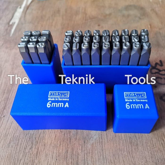 

Jual [READY] Alat Ketok Huruf dan Angka Set 6 Mm Stamp Punch Made In Germany