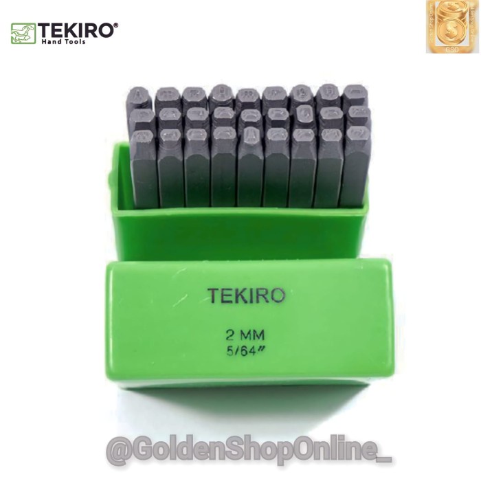 

Jual [READY] Huruf Ketok 2mm - Letter Punch 2mm Tekiro
