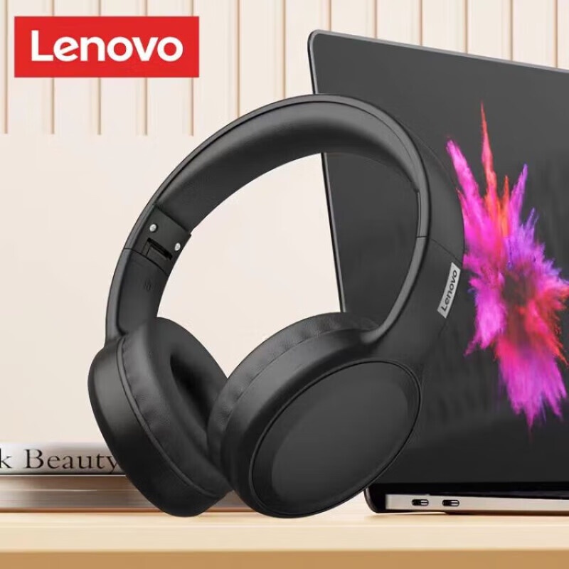 Original Lenovo Th30 Headset Wireless Bluetooth Foldable Game Headphones With Mic Long Endurance