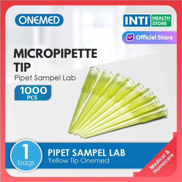 KamiReadySelalu- Onemed Yellow Tip Yellow Tip Onemed Pipet Sampel Lab Pipet Lab