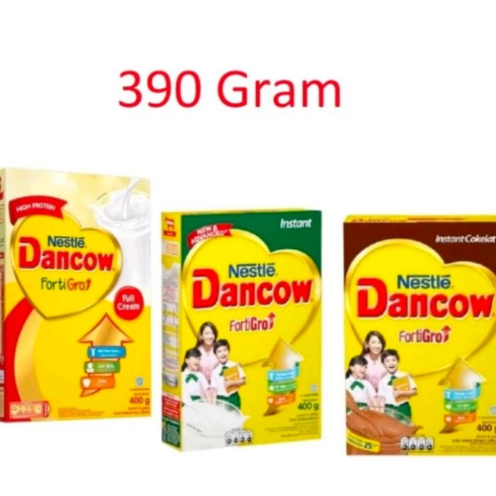 Barang Terlaris Dancow Susu Bubuk Fortigro Full Cream 400Gr Packing Aman
