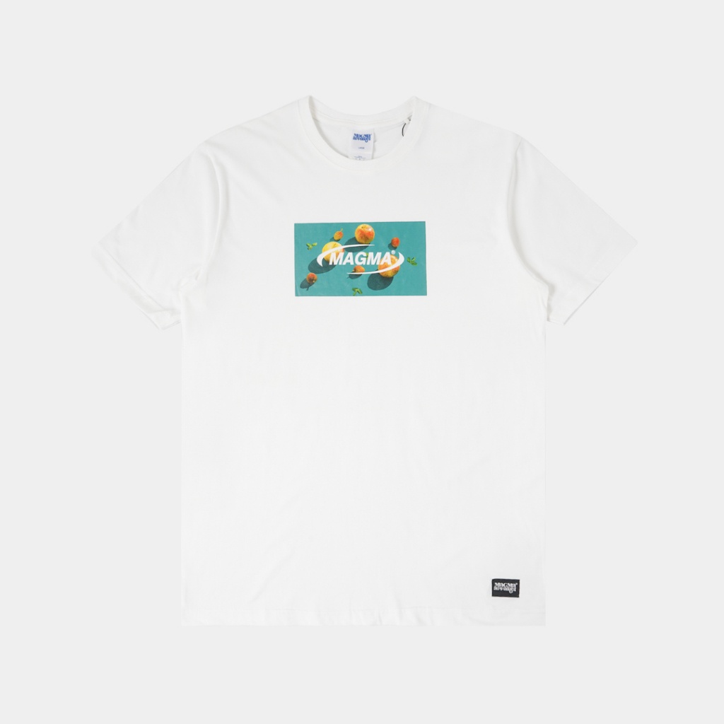 COD-Magma Magma Apparel - Troath 07 Putih | Kaos Traveling Magma Apparel