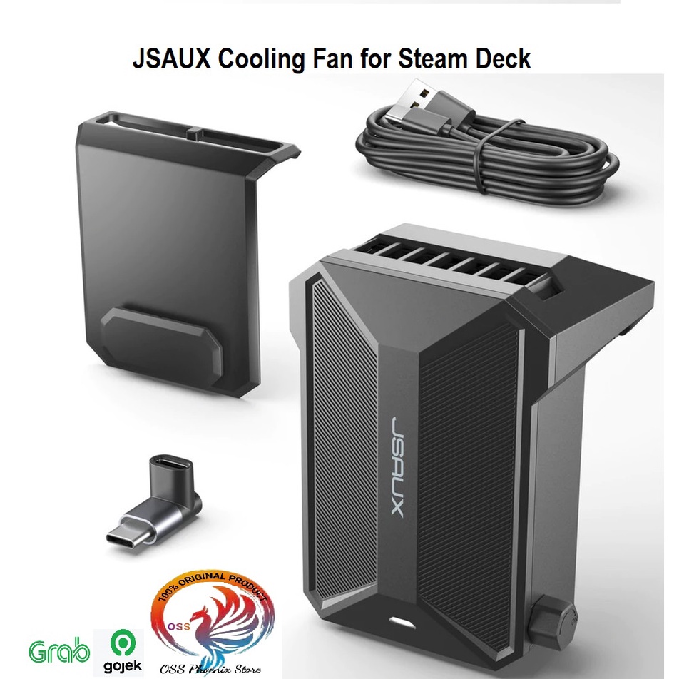 ELEKTRO11- Pendingin Cooler Steam Deck Cooling Fan JSAUX for Steam Deck Original