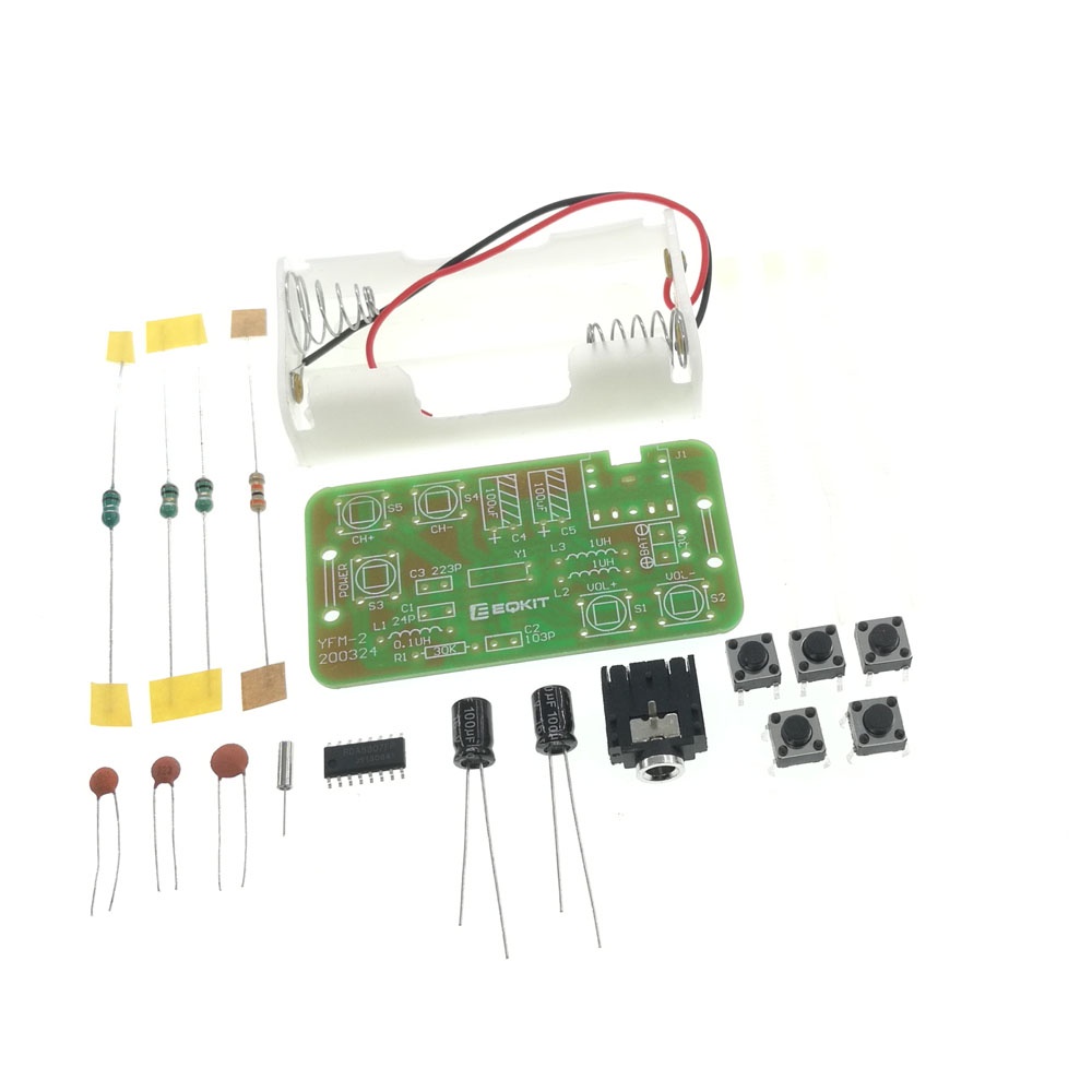 Fm Stereo Radio Receiver Module Diy Kit Adjustable 76-108Mhz Wireless Receiver Diy Electronic